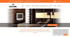 Desktop Screenshot of goryniak.pl